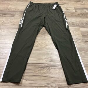 Rhone Coaches Track Pant Breathable Drawstring Dark Moss Mens Large $138 NWT